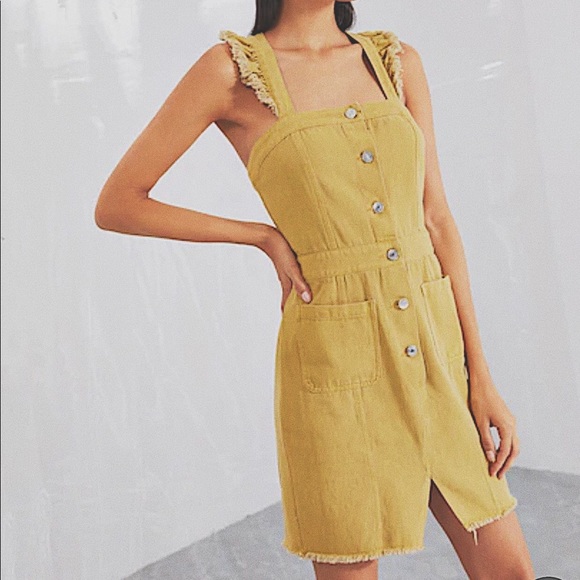 LAST ONE✨HALF OFF ✨ Ruffle Strap Button Up Dress - Picture 3 of 5